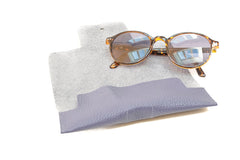 Etui à lunettes bleu