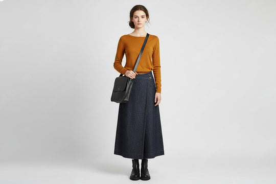 Grand Sac à main cuir noir