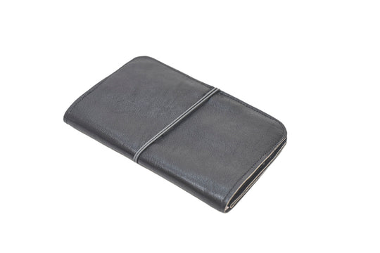 Ergonomic Pamilacan Wallet – Orange Leather, Pocket Size
