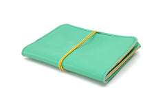 Porte monnaie cuir vert