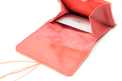 Porte monnaie rouge