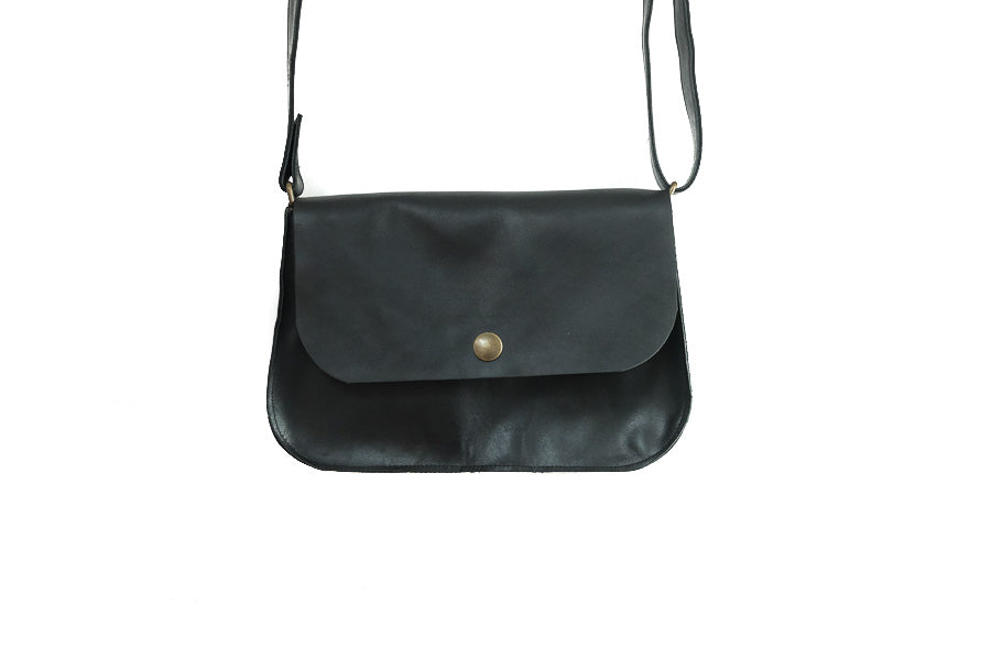 sac à main noir en cuir