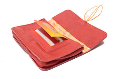 Red tobacco pouch