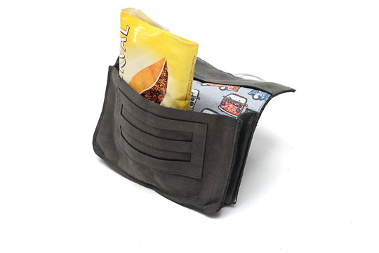 suede tobacco pouch