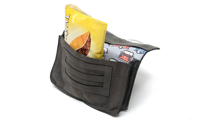 suede tobacco pouch