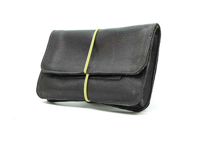 Soft Black Leather Tobacco pouch