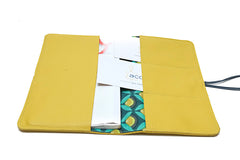 Portefeuille pour chéquier en cuir