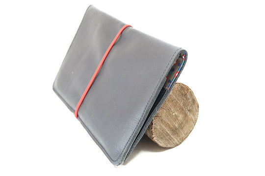 Black leather wallet