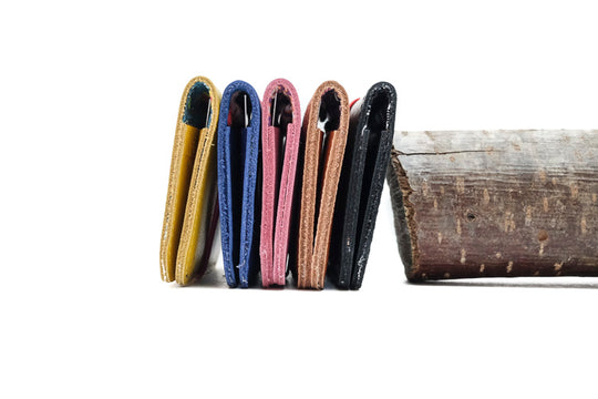 Handmade leather cardholder