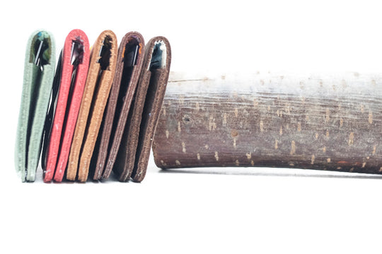 Handmade leather cardholder