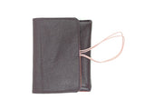 Grand porte-monnaie en cuir marron