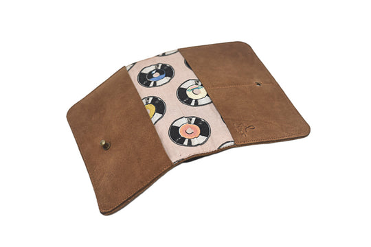 portefeuille couleur camel