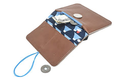 portefeuille cuir marron