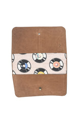 portefeuille cuir marron