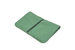 portefeuille cuir vert