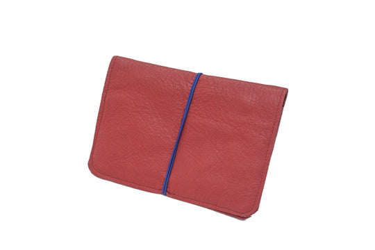Red leather wallet