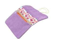 Portefeuille rose violet