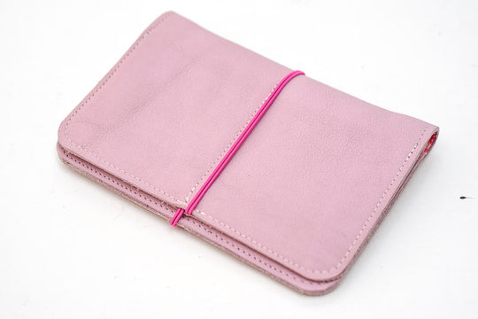 Purple leather wallet