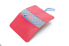 Portefeuille en Cuir rouge