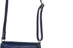 blue handbag