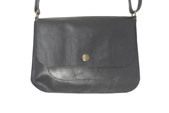 Soft Leather Shoulder Handbag