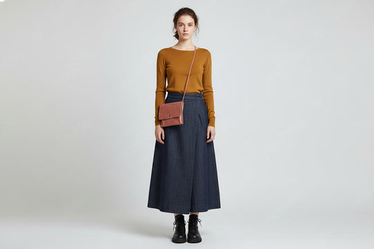 sac à main soufflet en bandoulière rouge