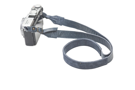 Sangle appareil photo fuji cuir vert