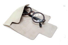 Etui en cuir crème