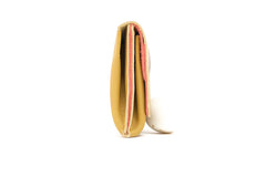 Yellow large leather purse