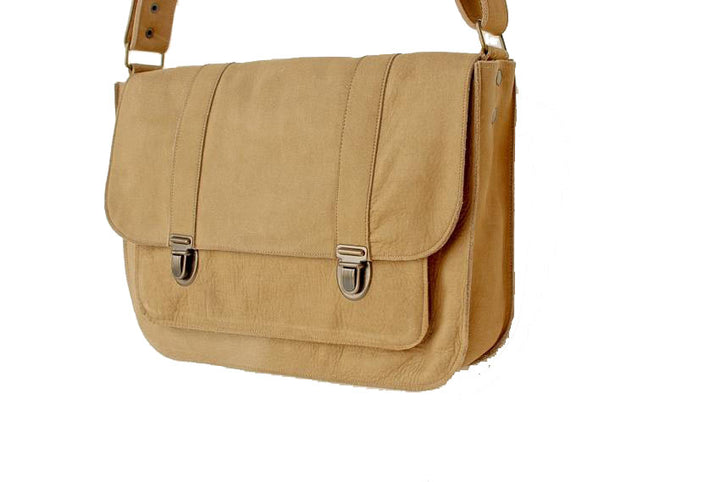 sacoche homme cuir naturel