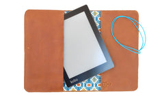 Couverture cuir kobo marron