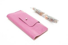etui rose croco