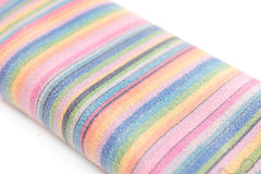 Etui à lunettes en cuir multicolor