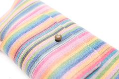 Etui à lunettes en cuir multicolor