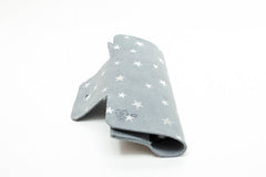 Etui à lunettes en cuir stars