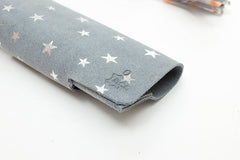 Etui à lunettes en cuir stars
