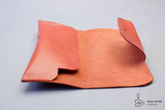 Etui de lunettes rouge en cuir