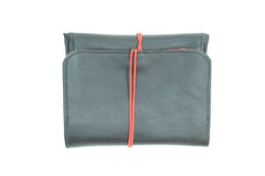 Big money purse wallet leather black