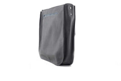 Large bag women leather grey