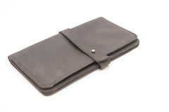 organiseur marron en cuir pour sac