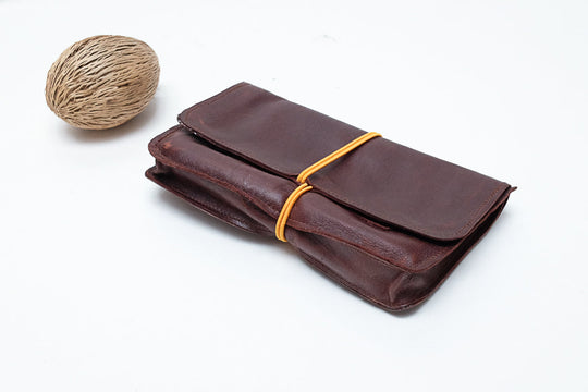 Recycled tobacco pouch