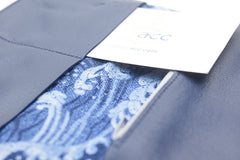 Portefeuille en cuir bleu marine