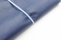 Portefeuille en cuir bleu marine