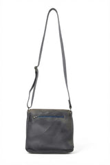 Grand Sac à Main en Cuir Gris - Pièce Unique d'Artisanat de Luxe à Rennes
