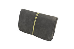 Pochette à tabac en daim kaki recyclé