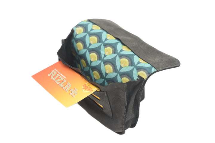 Pochette à tabac kaki recyclé