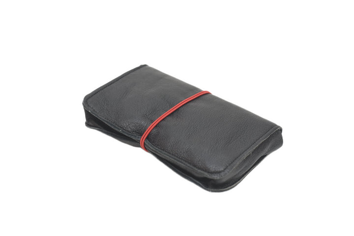 Blague à tabac cuir noir