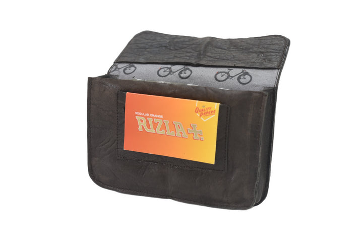Blague à tabac cuir recyclé