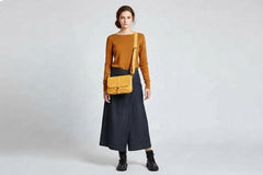 Petit sac à poche jaune - Pièce Unique