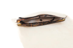 Etui lunettes cuir nacré